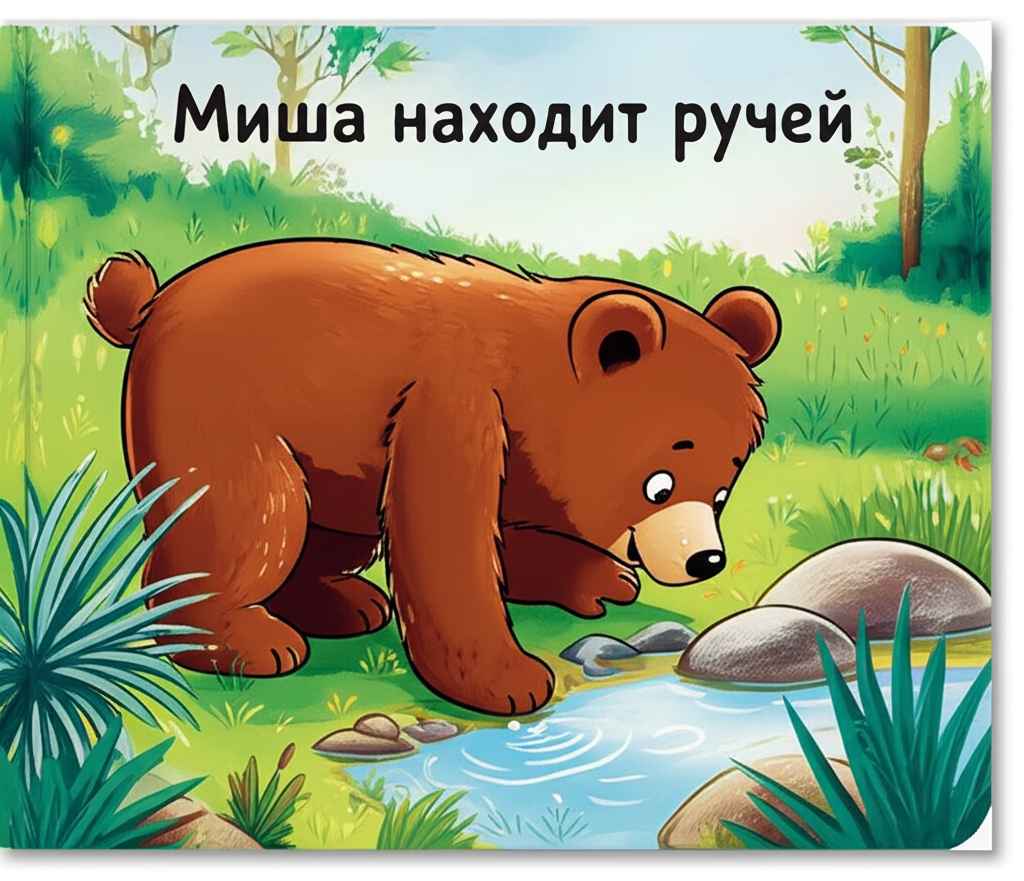 Миша находит ручей